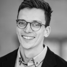 Black and white image of Till Hovestadt