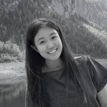 Black and white image of Yunan Ye