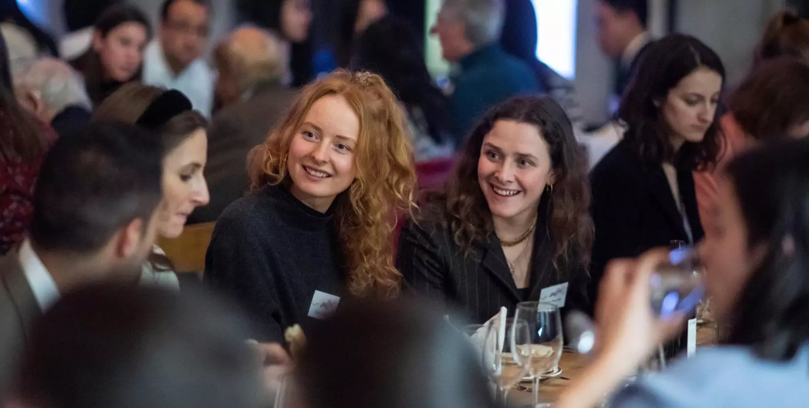 Image of guests at the celebratory dinner at St Antony's College